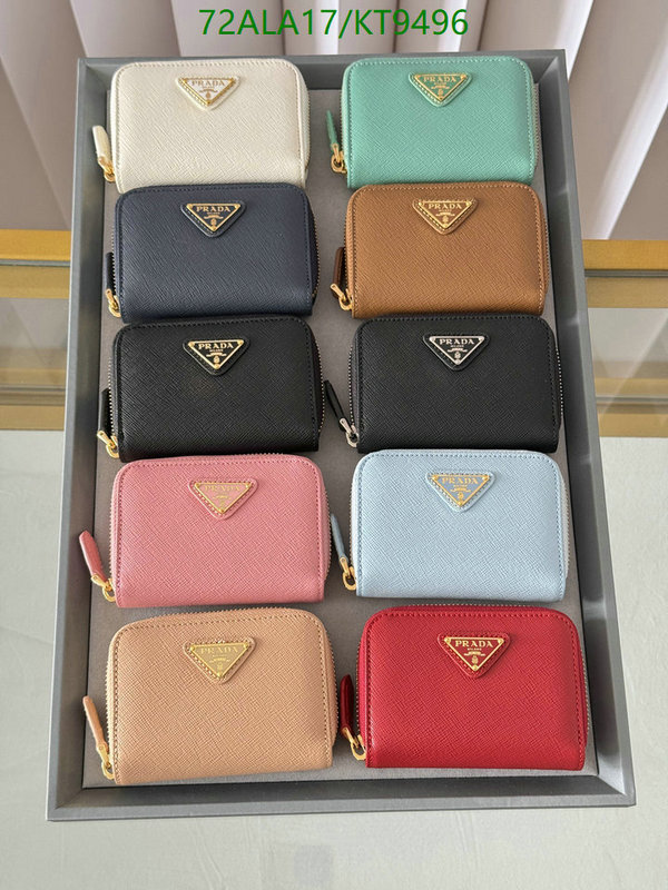 Prada-Wallet Mirror Quality Code: KT9496 $: 72USD