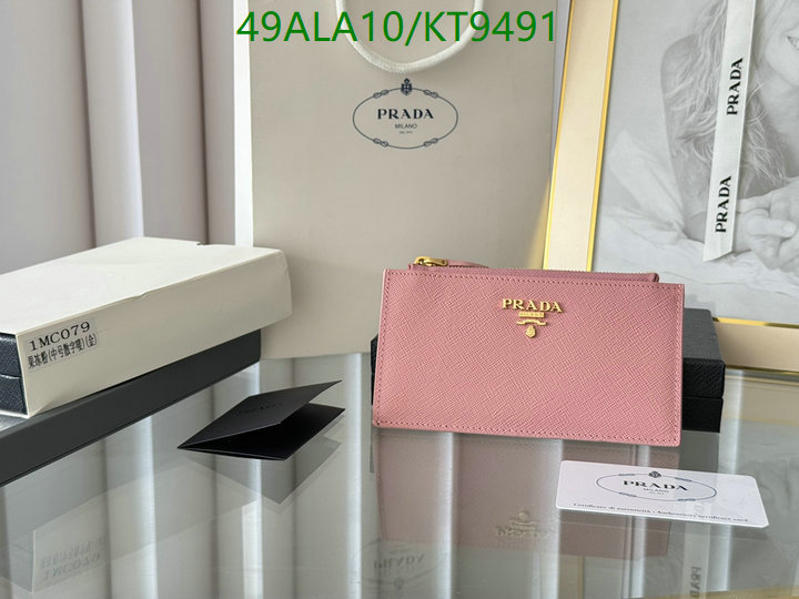 Prada-Wallet Mirror Quality Code: KT9491 $: 49USD