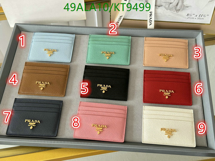 Prada-Wallet Mirror Quality Code: KT9499 $: 49USD