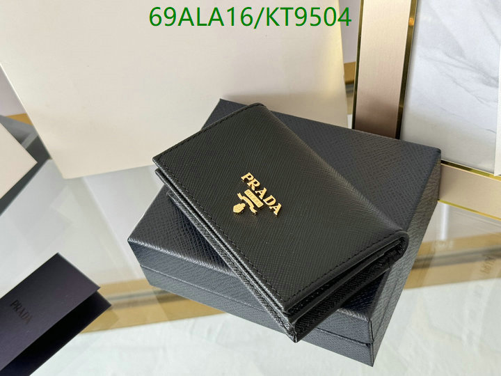 Prada-Wallet Mirror Quality Code: KT9504 $: 69USD