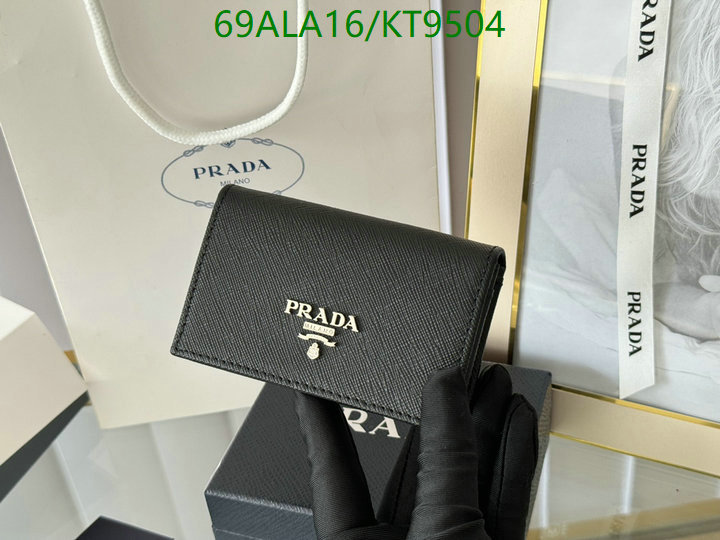 Prada-Wallet Mirror Quality Code: KT9504 $: 69USD