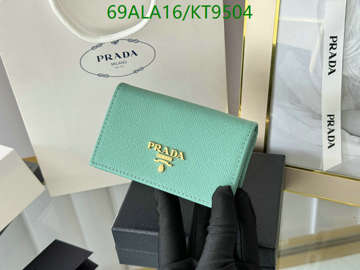 Prada-Wallet Mirror Quality Code: KT9504 $: 69USD