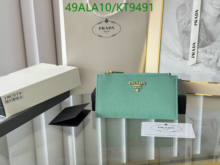 Prada-Wallet Mirror Quality Code: KT9491 $: 49USD