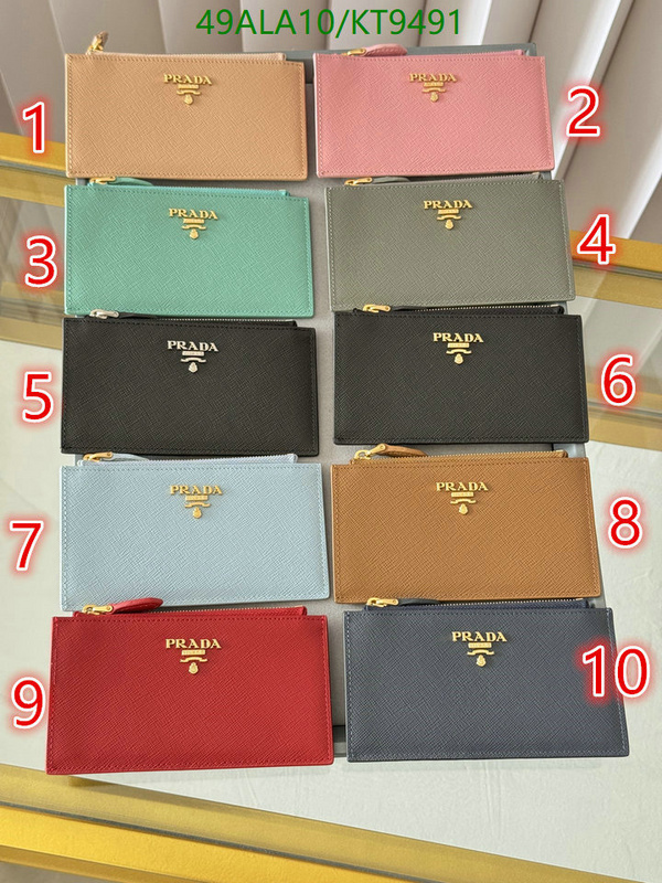 Prada-Wallet Mirror Quality Code: KT9491 $: 49USD