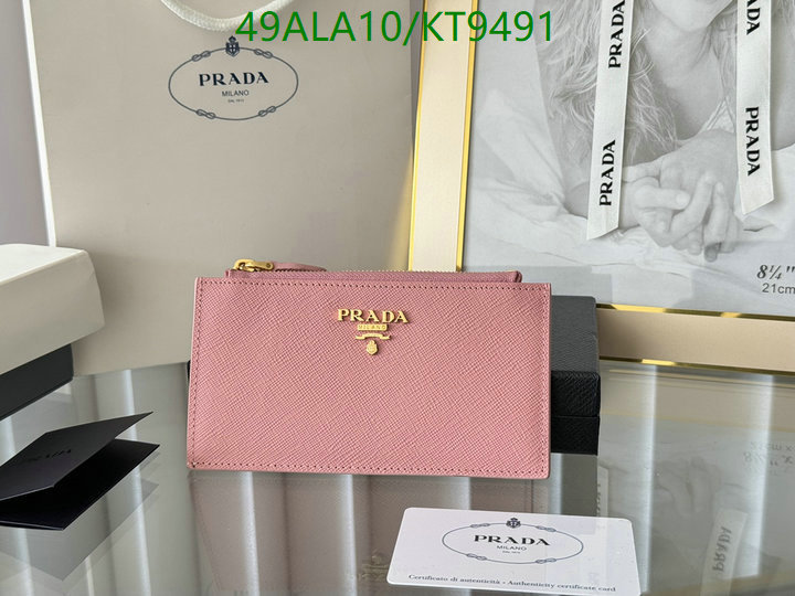 Prada-Wallet Mirror Quality Code: KT9491 $: 49USD