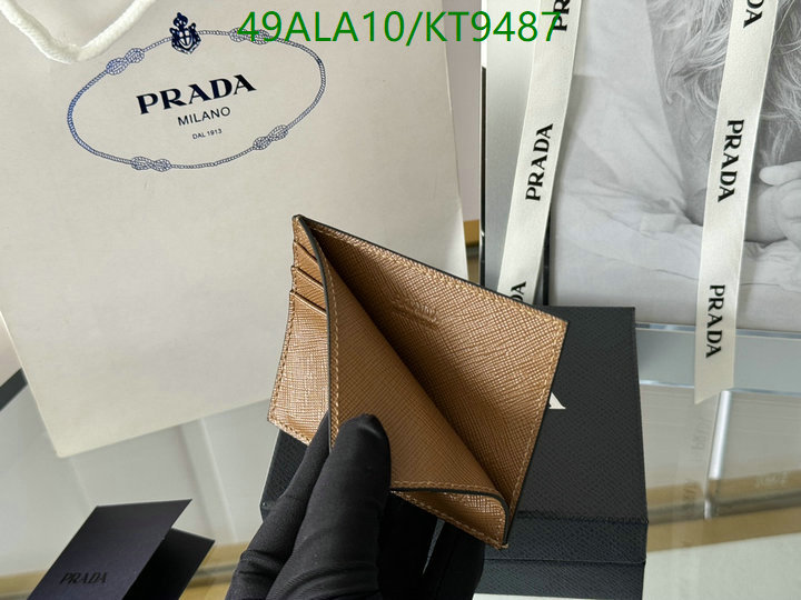 Prada-Wallet Mirror Quality Code: KT9487 $: 49USD