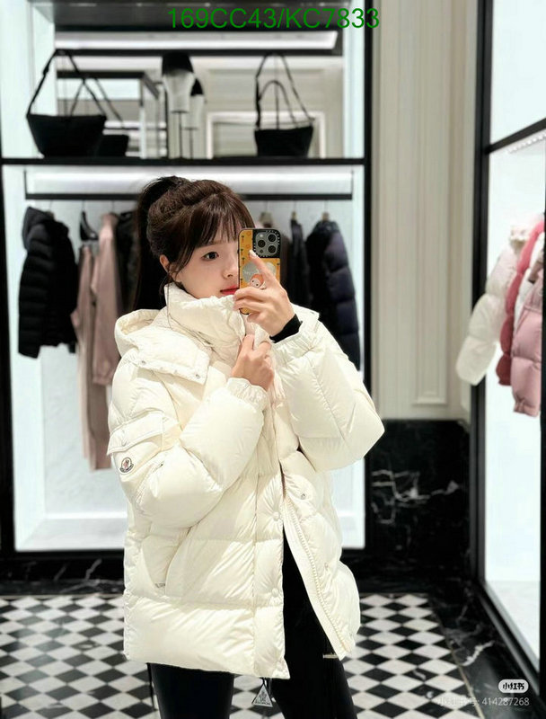 Moncler-Down jacket Women Code: KC7833 $: 169USD