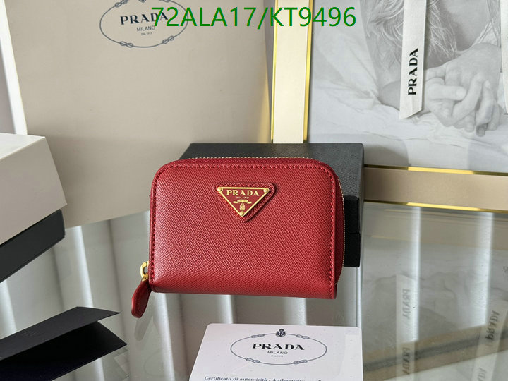 Prada-Wallet Mirror Quality Code: KT9496 $: 72USD