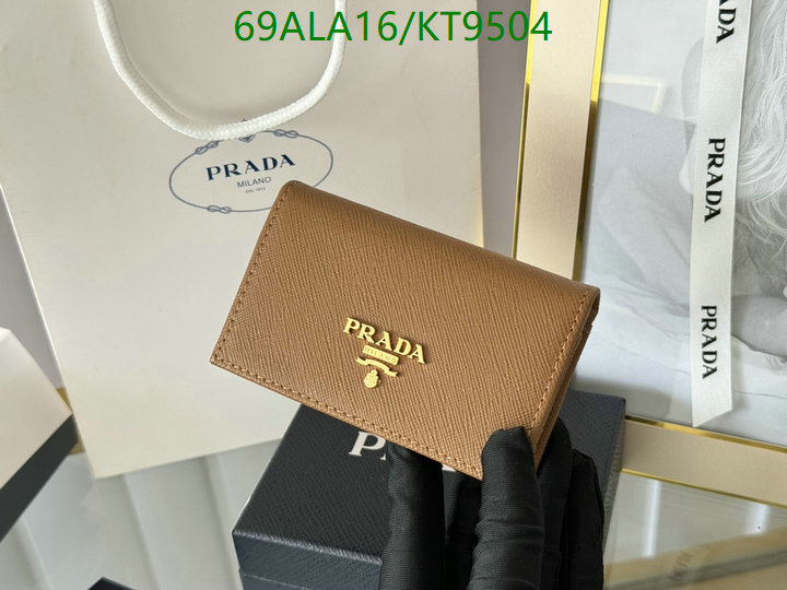 Prada-Wallet Mirror Quality Code: KT9504 $: 69USD