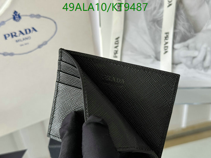 Prada-Wallet Mirror Quality Code: KT9487 $: 49USD