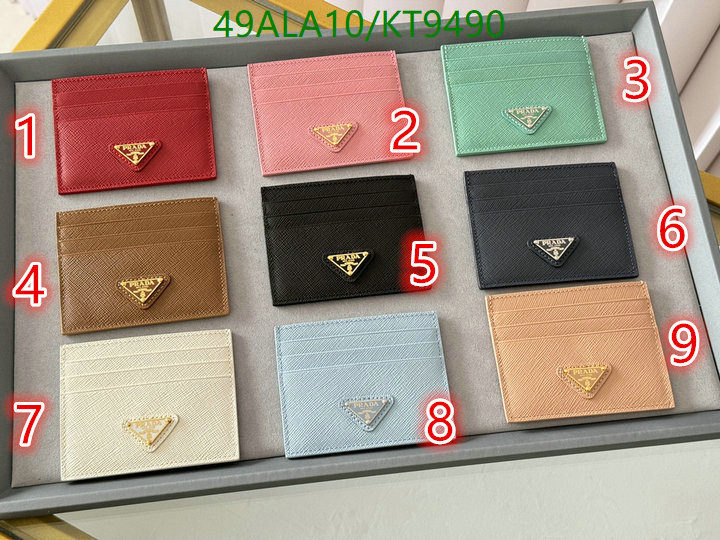 Prada-Wallet Mirror Quality Code: KT9490 $: 49USD