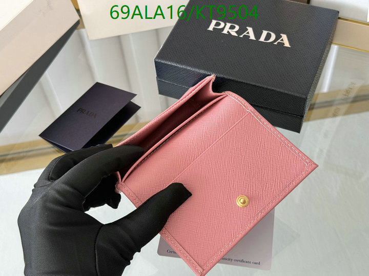 Prada-Wallet Mirror Quality Code: KT9504 $: 69USD