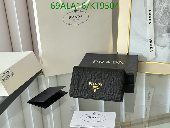 Prada-Wallet Mirror Quality Code: KT9504 $: 69USD