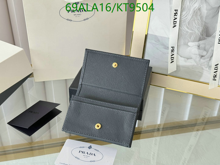 Prada-Wallet Mirror Quality Code: KT9504 $: 69USD