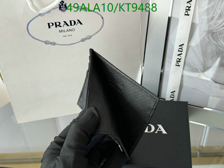 Prada-Wallet Mirror Quality Code: KT9488 $: 49USD