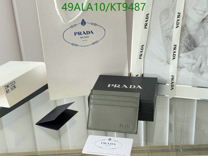 Prada-Wallet Mirror Quality Code: KT9487 $: 49USD