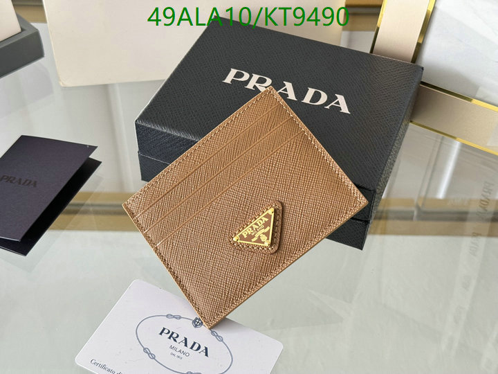 Prada-Wallet Mirror Quality Code: KT9490 $: 49USD