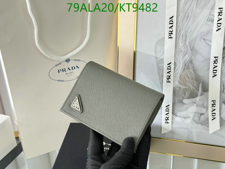 Prada-Wallet Mirror Quality Code: KT9482 $: 79USD