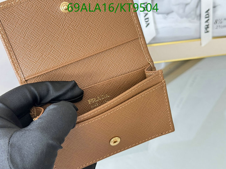 Prada-Wallet Mirror Quality Code: KT9504 $: 69USD