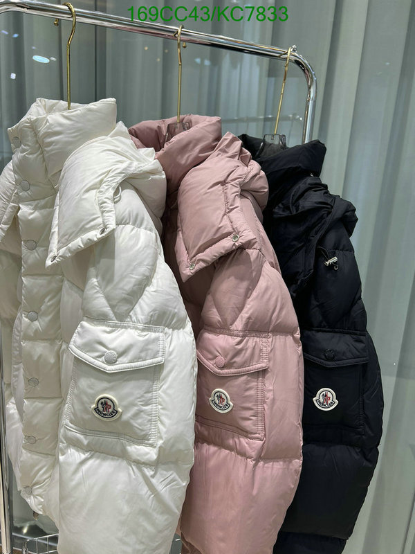 Moncler-Down jacket Women Code: KC7833 $: 169USD