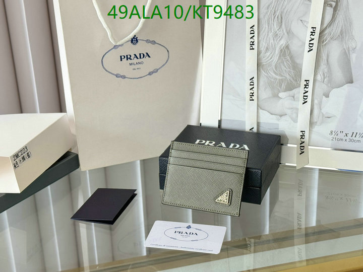 Prada-Wallet Mirror Quality Code: KT9483 $: 49USD