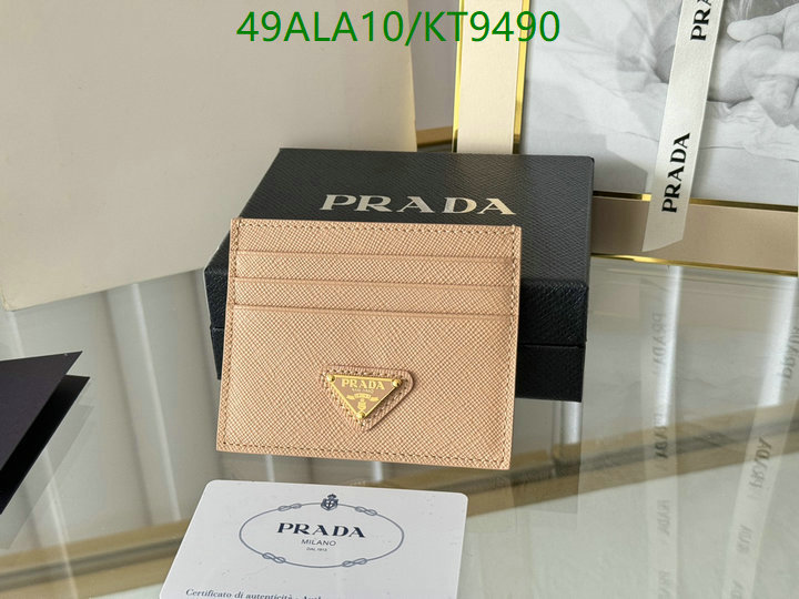 Prada-Wallet Mirror Quality Code: KT9490 $: 49USD