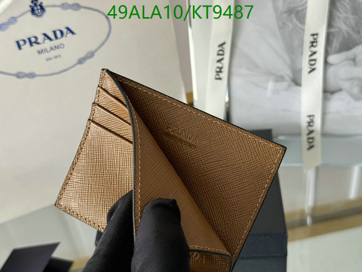 Prada-Wallet Mirror Quality Code: KT9487 $: 49USD