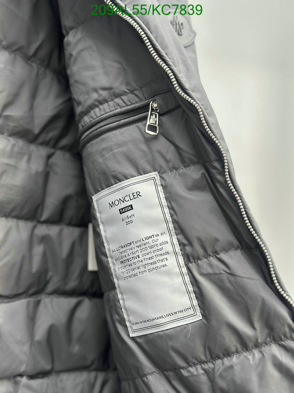 Moncler-Down jacket Men Code: KC7839 $: 209USD