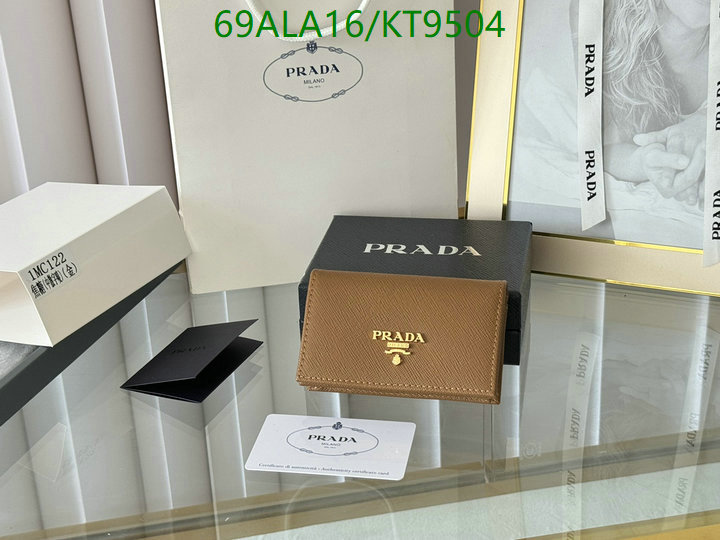 Prada-Wallet Mirror Quality Code: KT9504 $: 69USD