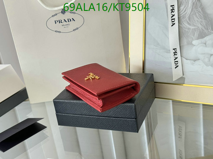 Prada-Wallet Mirror Quality Code: KT9504 $: 69USD