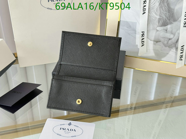 Prada-Wallet Mirror Quality Code: KT9504 $: 69USD