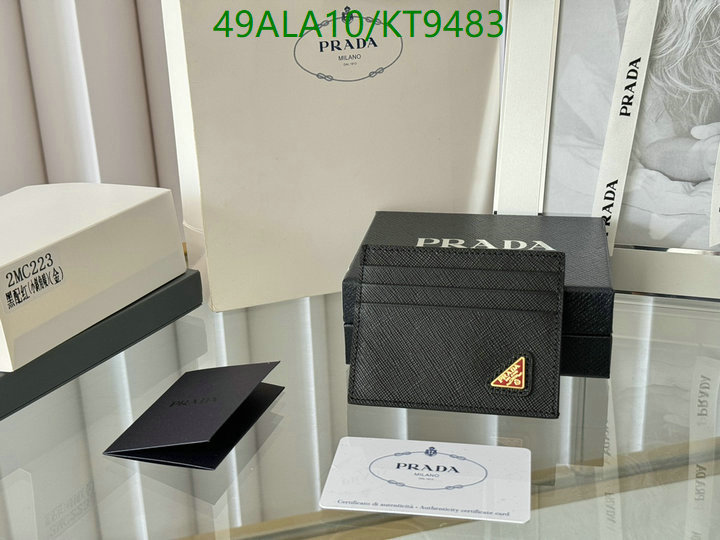 Prada-Wallet Mirror Quality Code: KT9483 $: 49USD