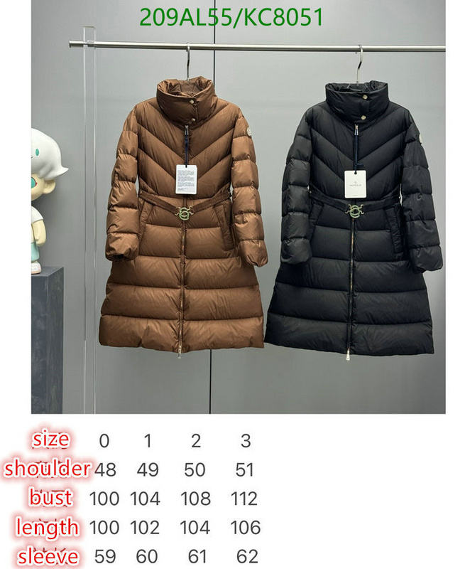 Moncler-Down jacket Women Code: KC8051 $: 209USD