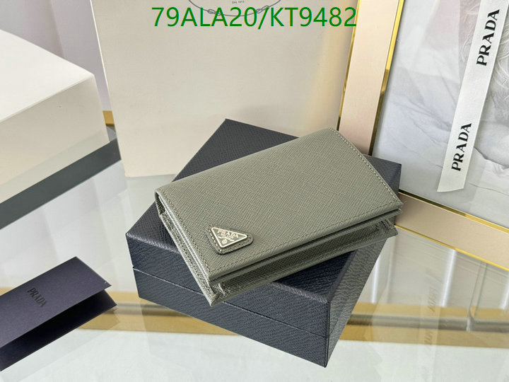 Prada-Wallet Mirror Quality Code: KT9482 $: 79USD