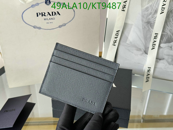 Prada-Wallet Mirror Quality Code: KT9487 $: 49USD