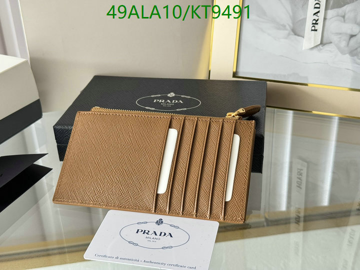 Prada-Wallet Mirror Quality Code: KT9491 $: 49USD