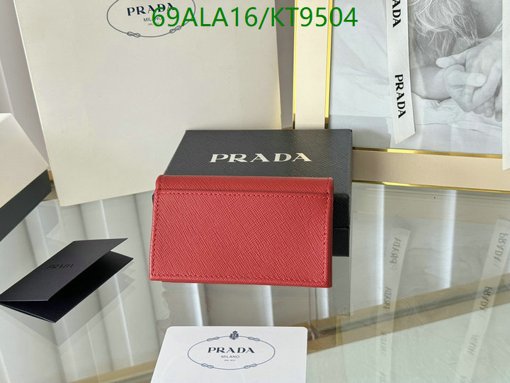 Prada-Wallet Mirror Quality Code: KT9504 $: 69USD