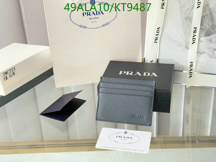 Prada-Wallet Mirror Quality Code: KT9487 $: 49USD