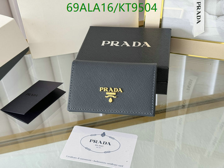 Prada-Wallet Mirror Quality Code: KT9504 $: 69USD