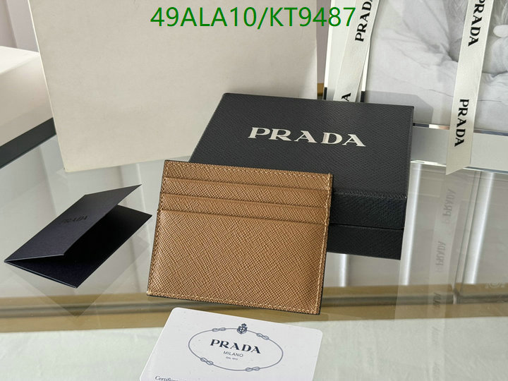 Prada-Wallet Mirror Quality Code: KT9487 $: 49USD