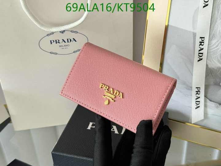 Prada-Wallet Mirror Quality Code: KT9504 $: 69USD