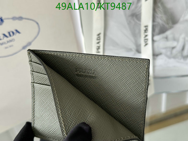 Prada-Wallet Mirror Quality Code: KT9487 $: 49USD