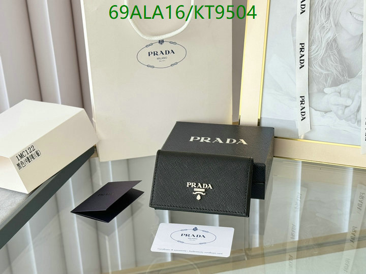 Prada-Wallet Mirror Quality Code: KT9504 $: 69USD