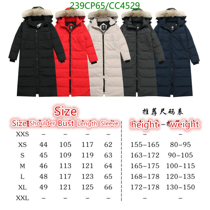 Canada Goose-Down jacket Women Code: CC4529 $: 239USD