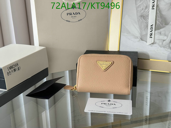 Prada-Wallet Mirror Quality Code: KT9496 $: 72USD