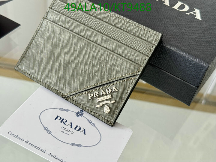 Prada-Wallet Mirror Quality Code: KT9488 $: 49USD