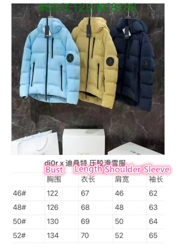 Dior-Down jacket Men Code: KC8188 $: 485USD