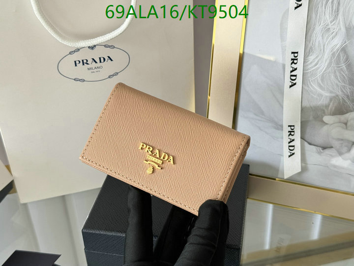 Prada-Wallet Mirror Quality Code: KT9504 $: 69USD