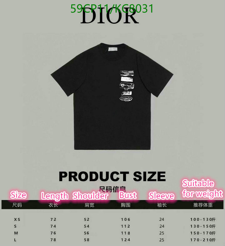 Dior-Clothing Code: KC8031 $: 59USD