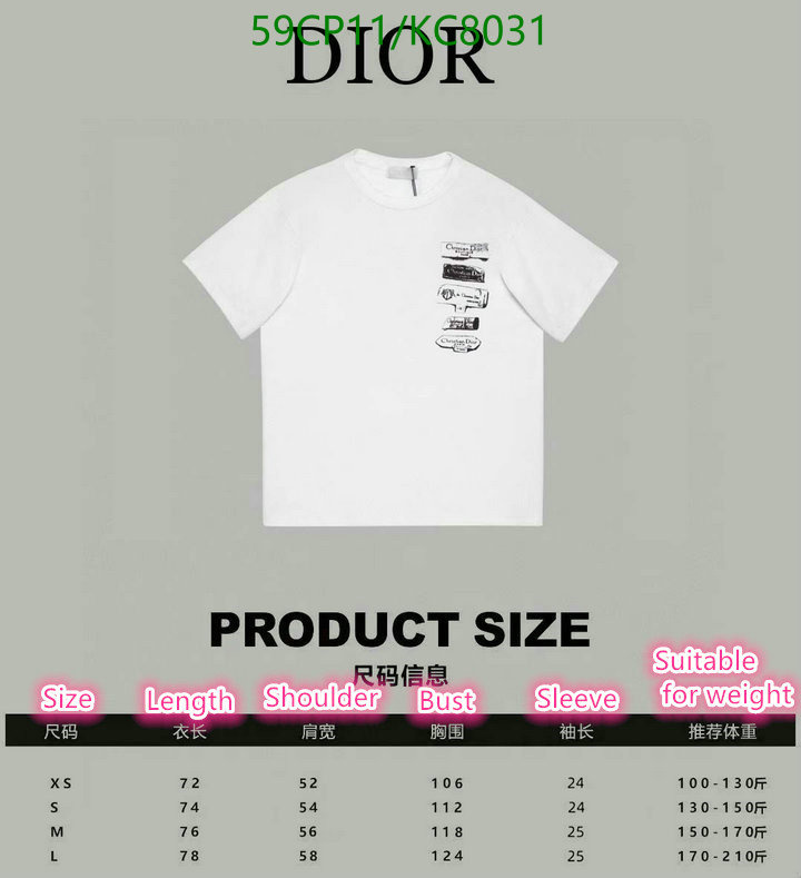 Dior-Clothing Code: KC8031 $: 59USD